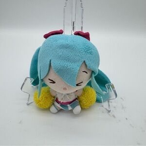 Hatsune Miku Cute Plush Toy: Cheering With Pom Poms